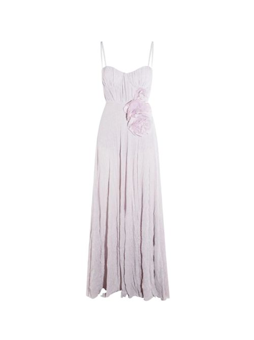 Abito Red Carpet in jersey lurex con fiore Quarzo Elisabetta Franchi | ABR2252E2544
